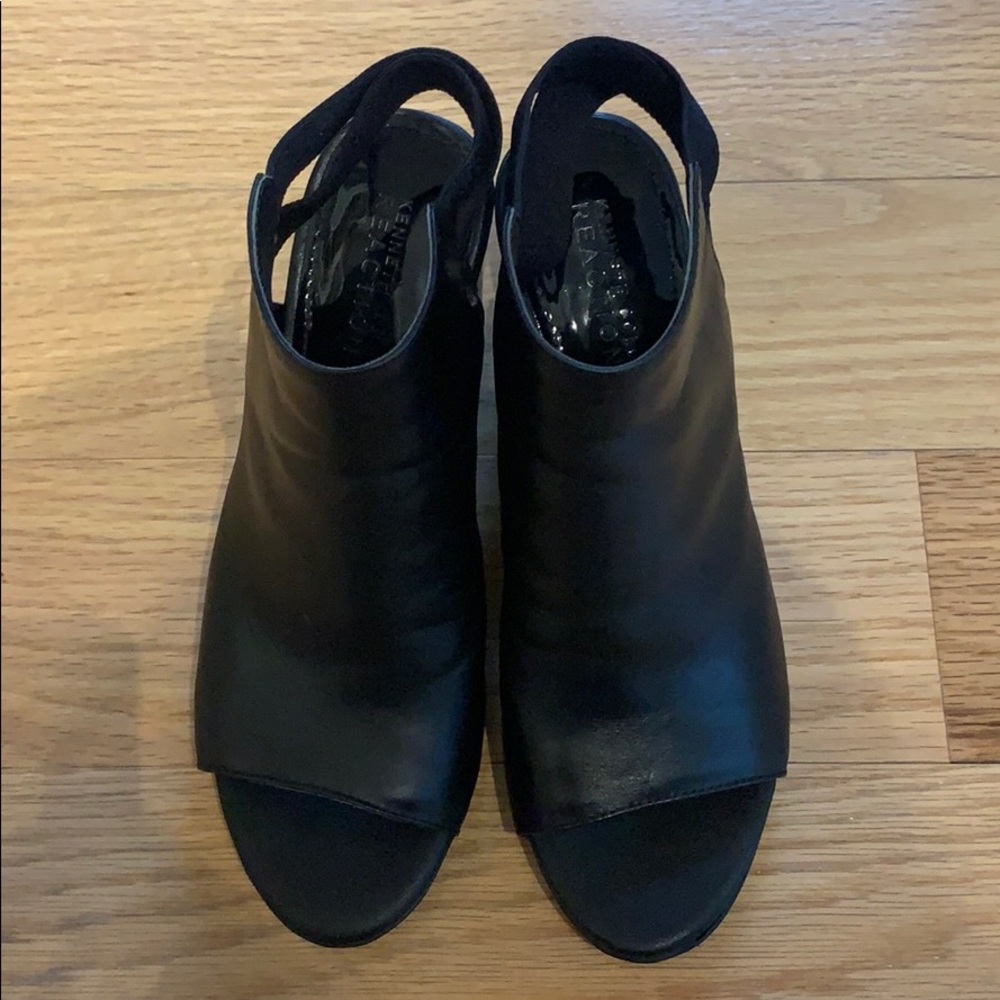 Kenneth Cole Block Heel Open Back Booties - image 2